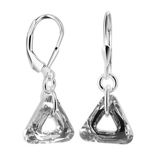Argent Comet AB Austrian Crystals 925 Sterling Silver Drop Earrings - Gem Avenue