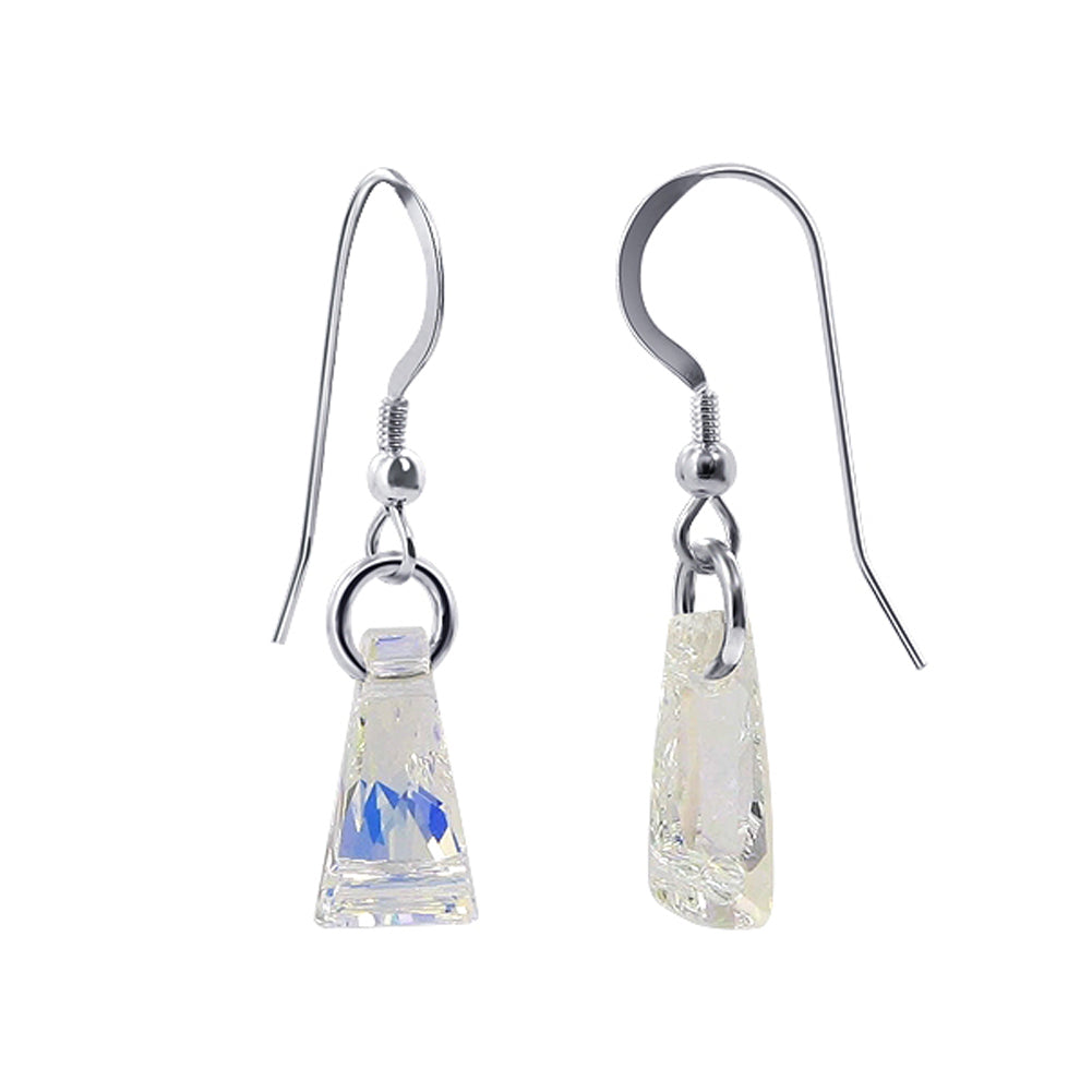 925 Sterling Silver Dangle Earrings with Austrian Crystals