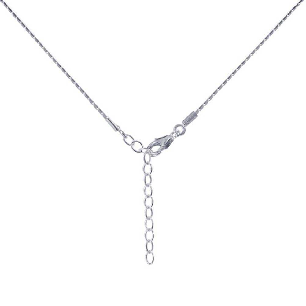 Pink Austrian Crystals 925 Sterling Silver Necklace - Gem Avenue