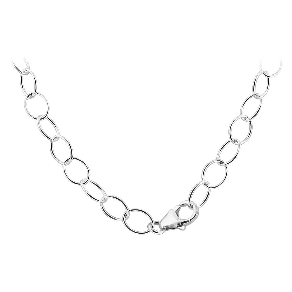 Square Vitrail Black Austrian Crystal 925 Sterling Silver Necklace - Gem Avenue