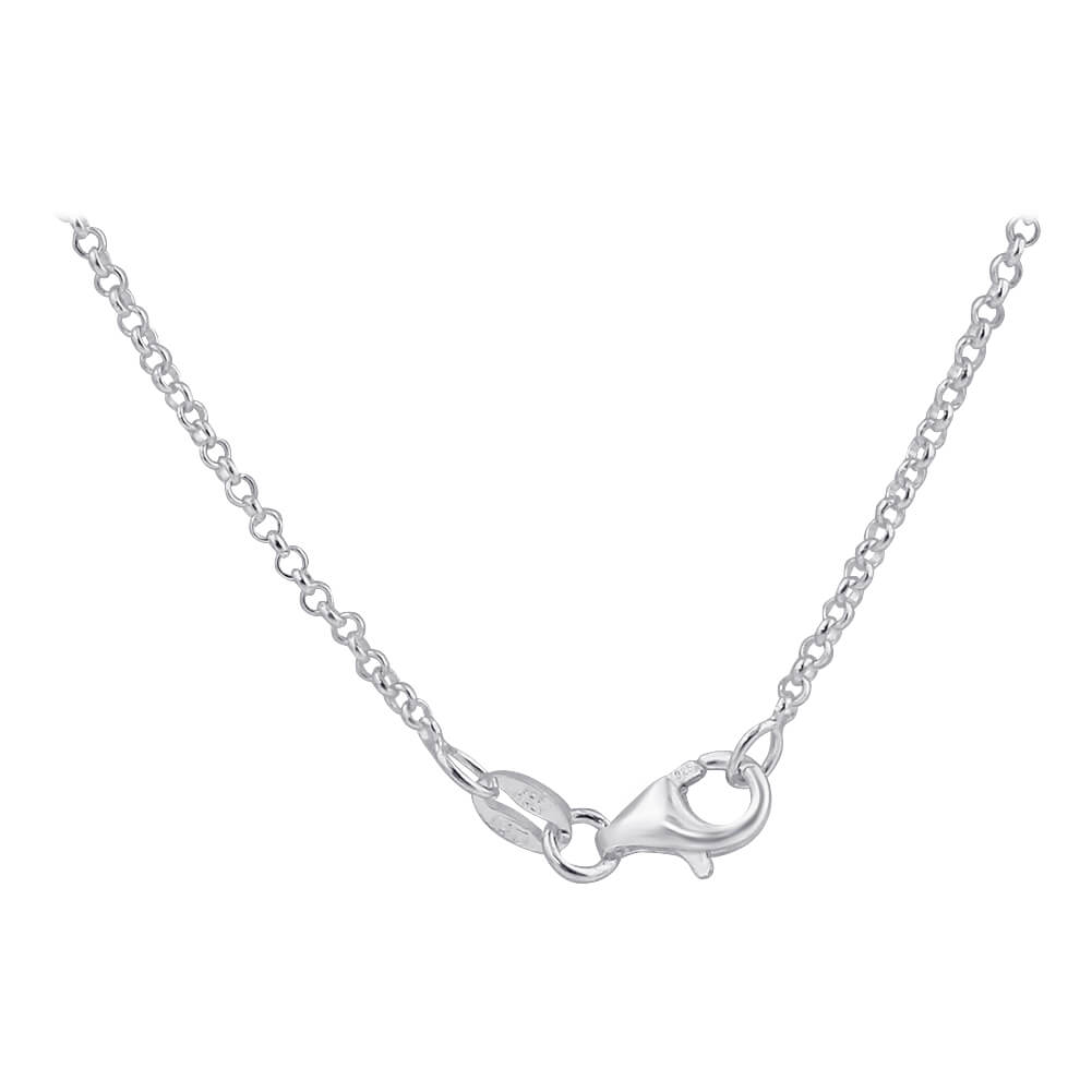 White Simulated Austrian Pearl 925 Sterling Silver Necklace - Gem Avenue