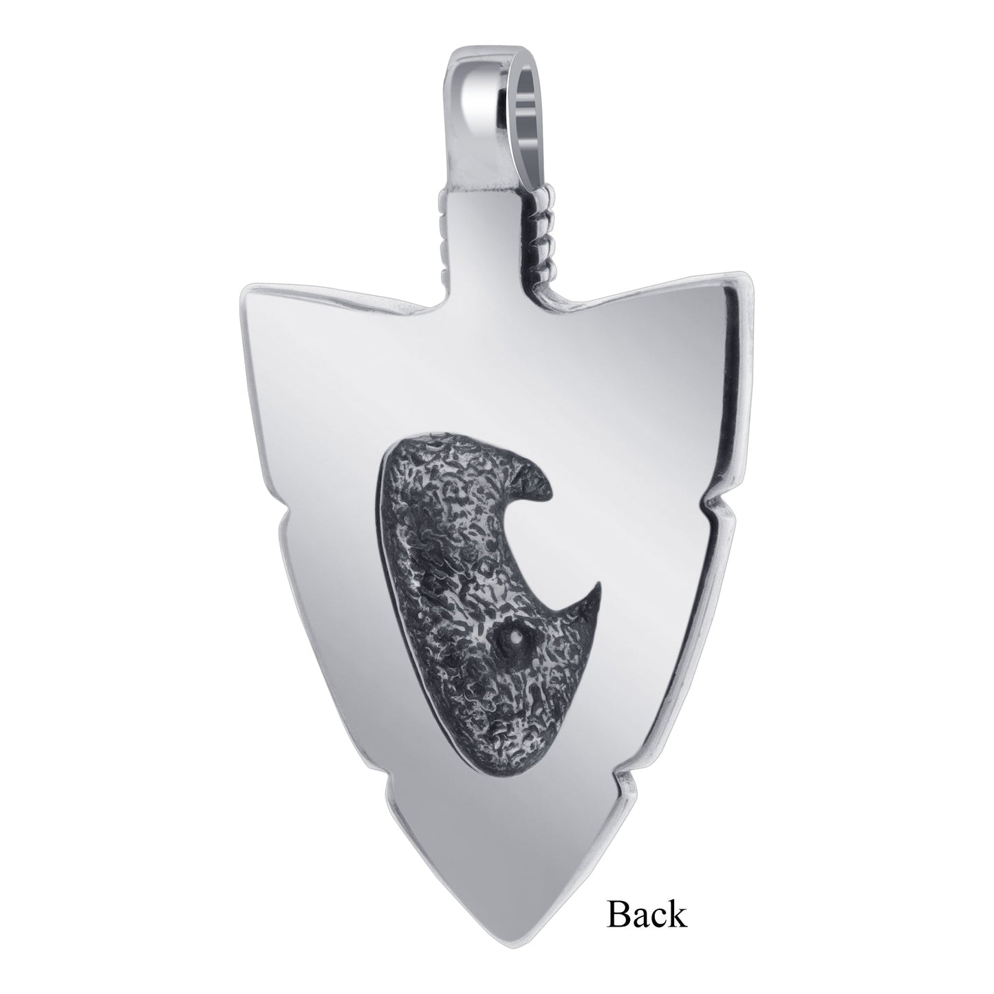 Arrowhead Blue Turquoise Gemstone Eagle 925 Sterling Silver Pendant - Gem Avenue