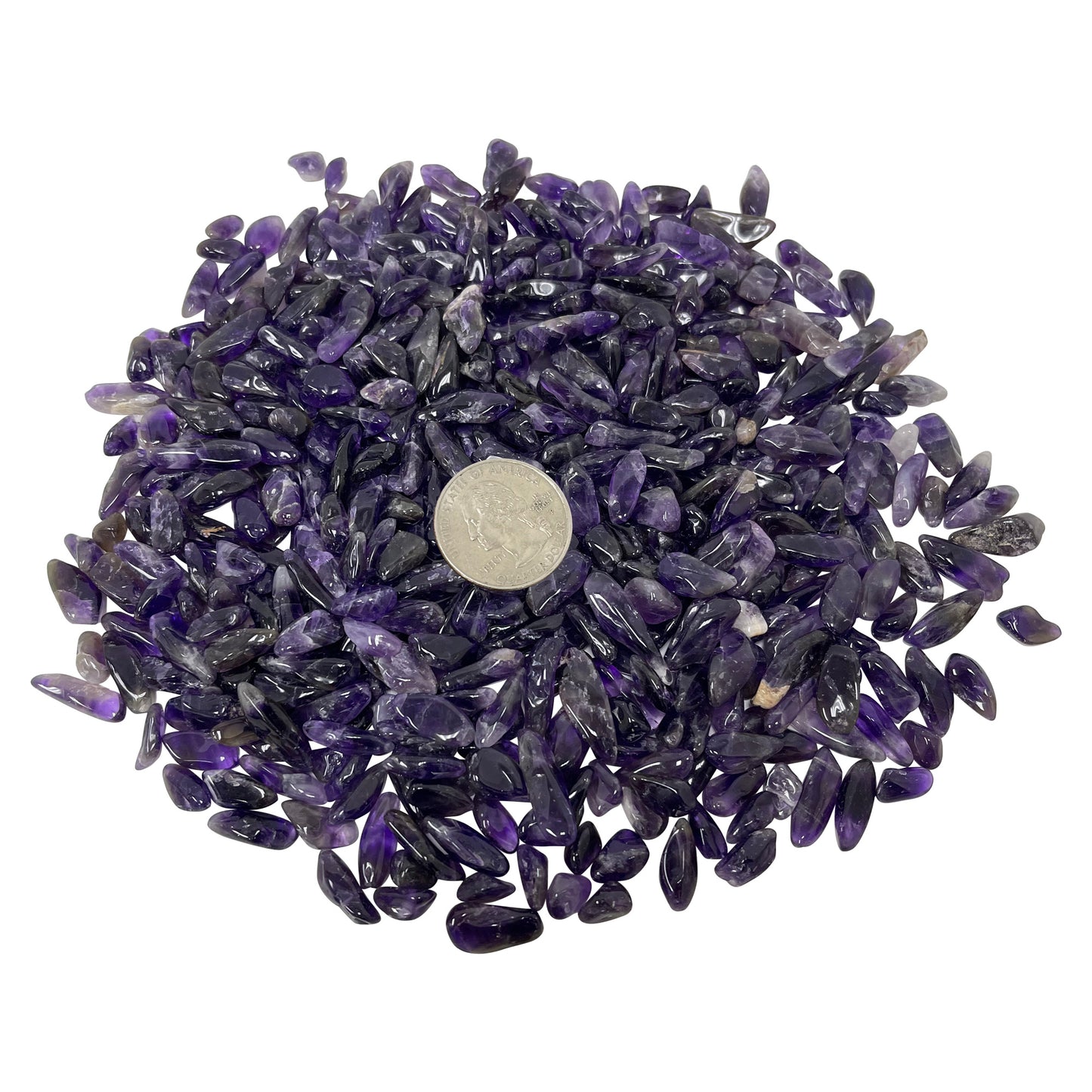 Amethyst Tumbled Chips - Gem Avenue