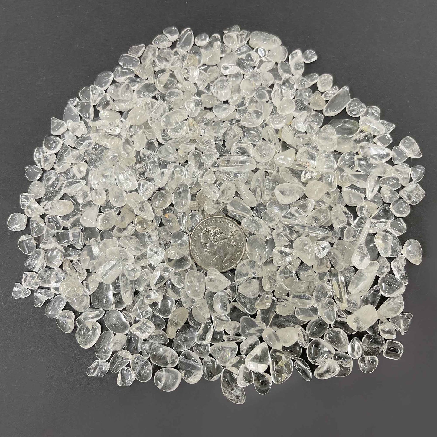 Clear Quartz Tumbled Chips - Gem Avenue