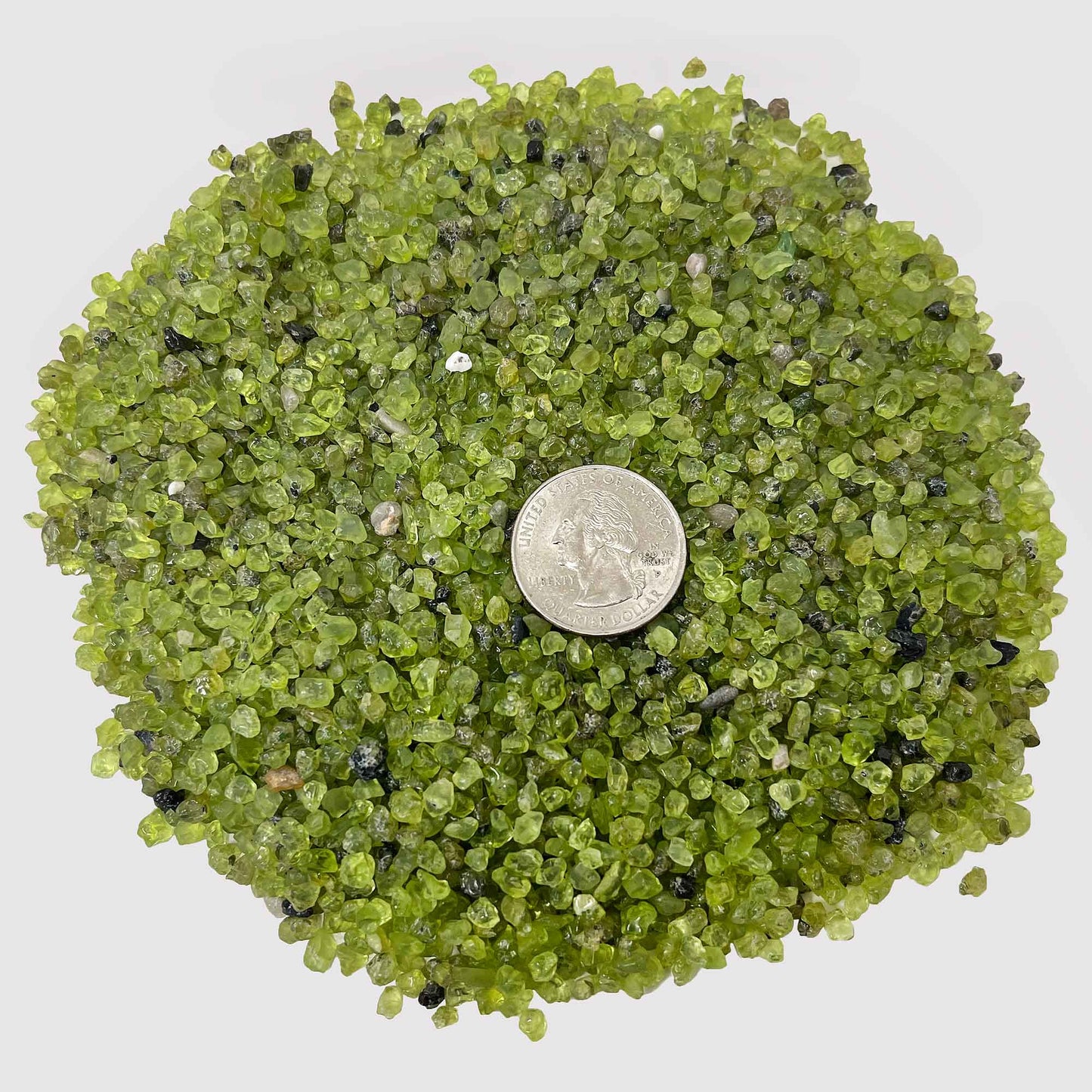 Peridot Tumbled Chips - Gem Avenue