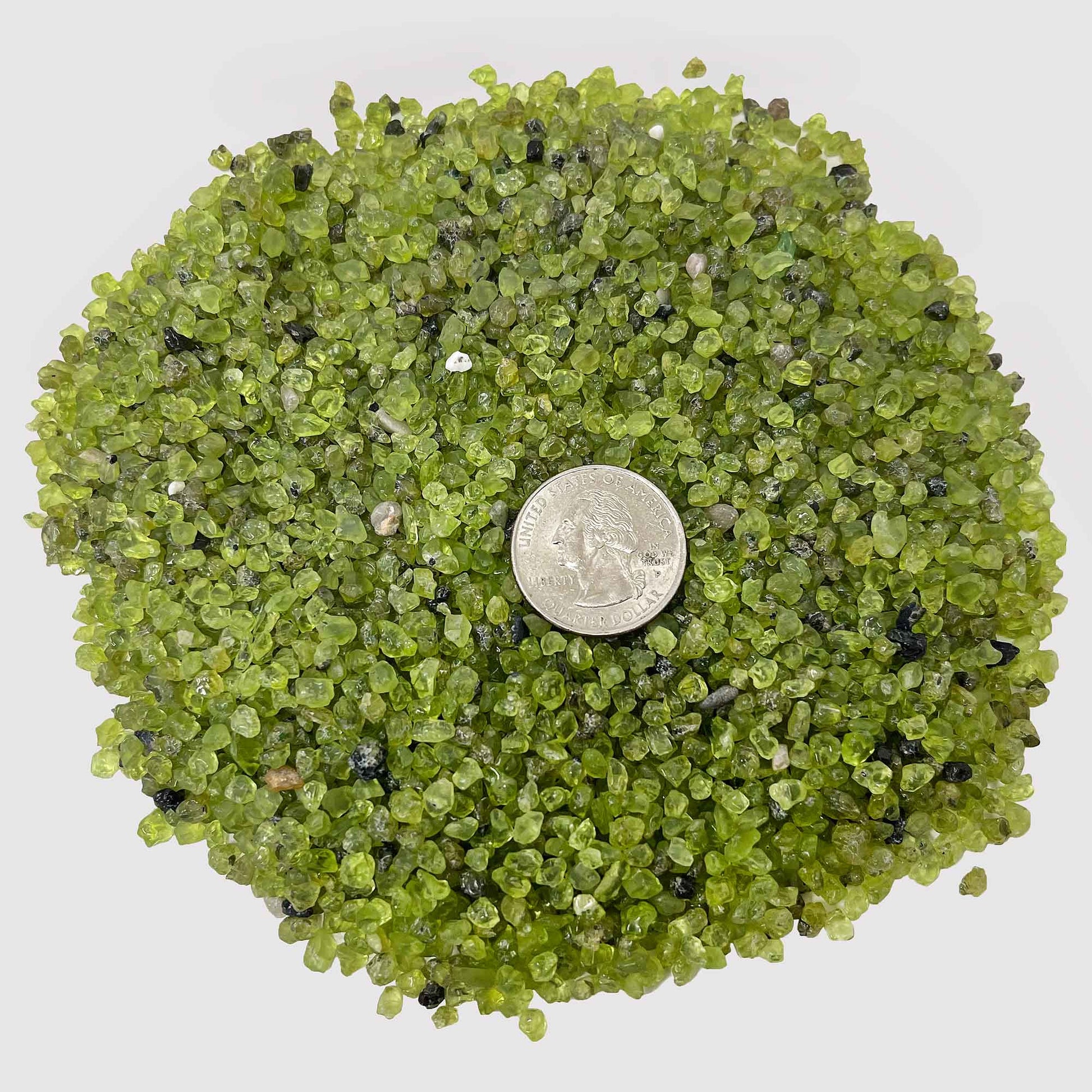 Peridot Tumbled Chips - Gem Avenue