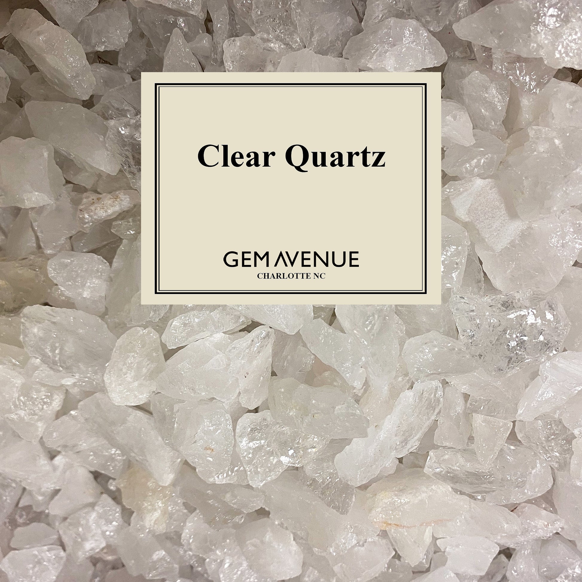 Genuine Natural Rough Clear Quartz Crystal Gemstones - Gem Avenue