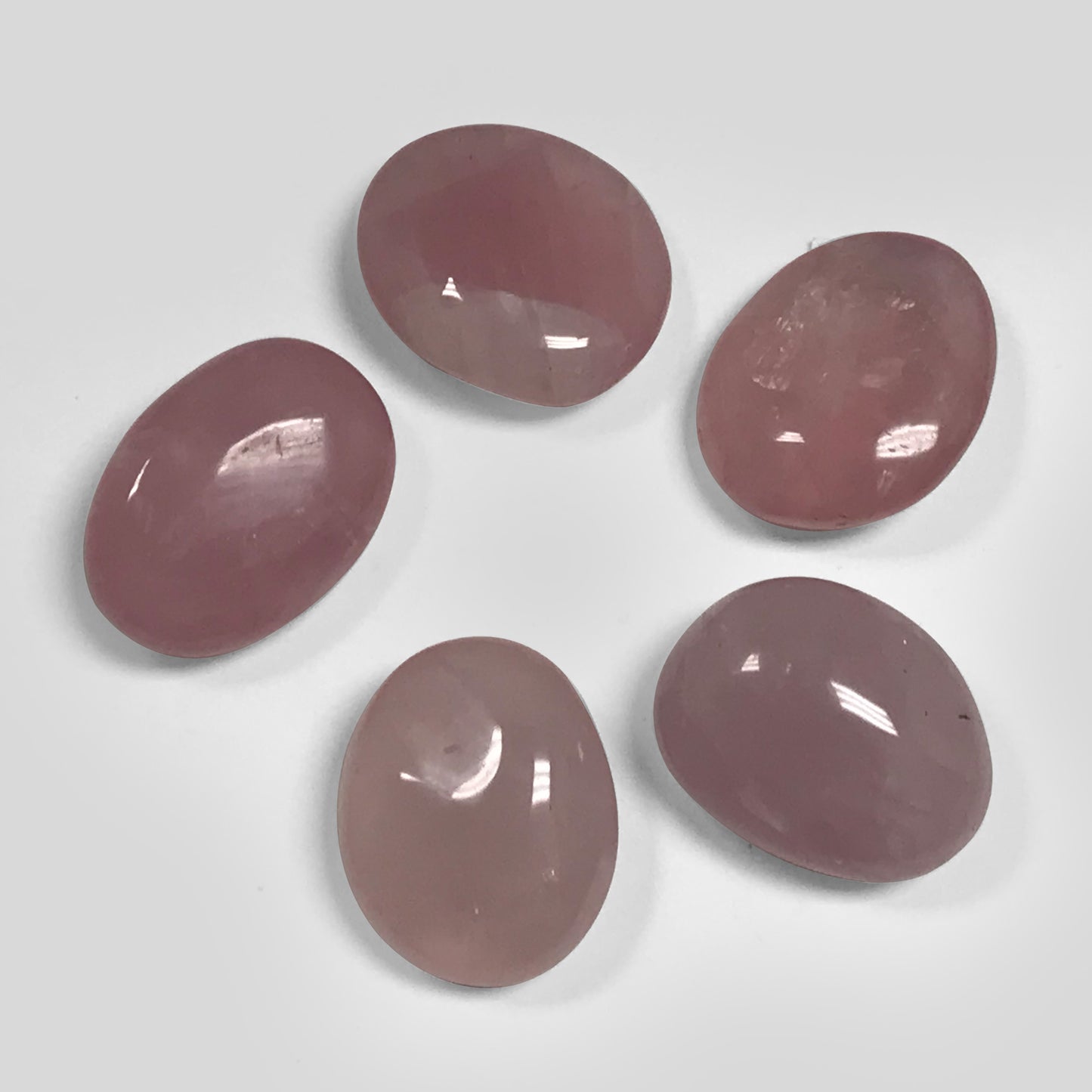 Natural Pink Rose Quartz Palm Stone Crystal Gemstone Collectible-Gem Avenue