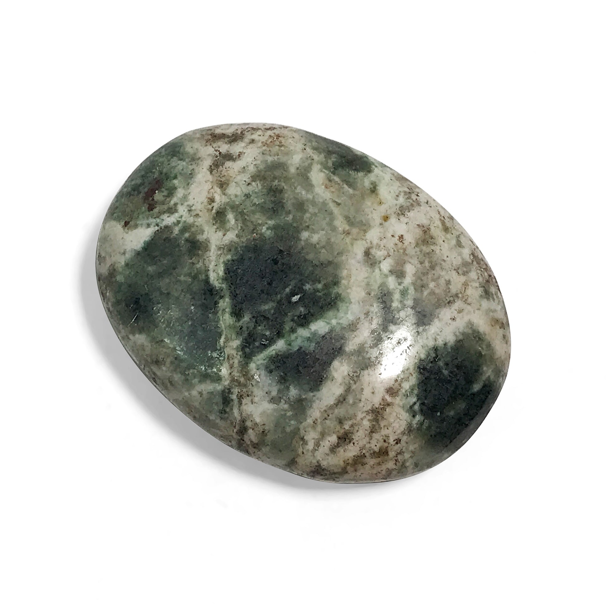 Natural Serpentine Oval Palm Stone Crystal Gemstone-Gem Avenue