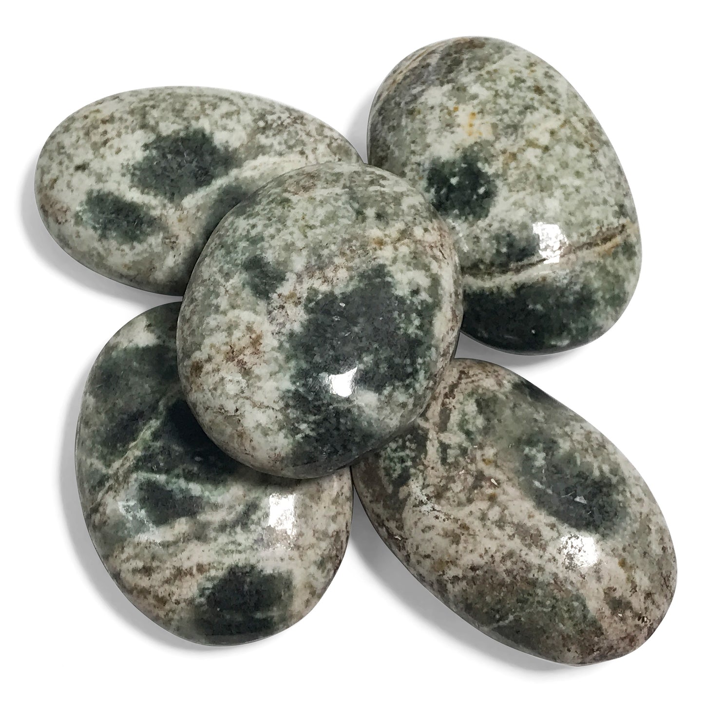 Natural Serpentine Oval Palm Stone Crystal Gemstone-Gem Avenue