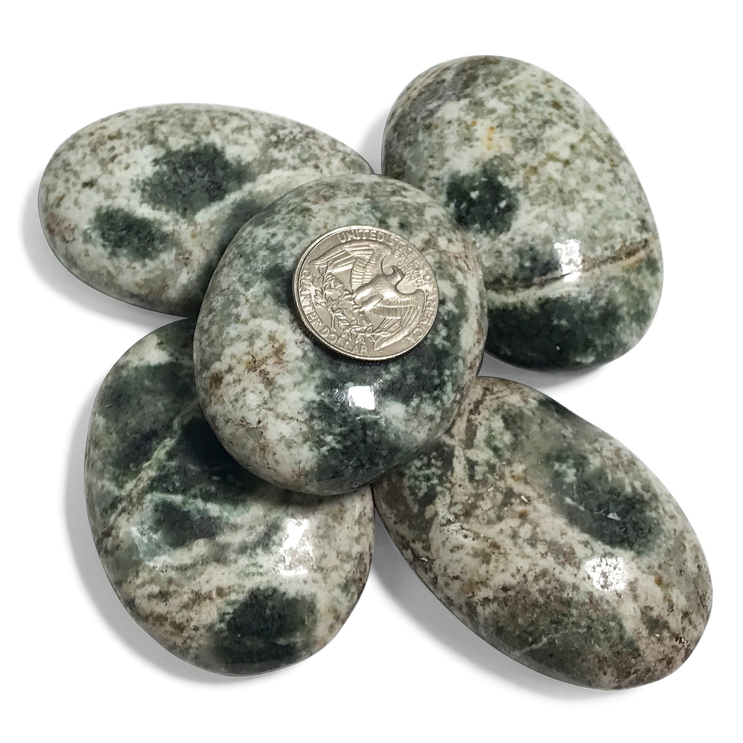Natural Serpentine Oval Palm Stone Crystal Gemstone-Gem Avenue