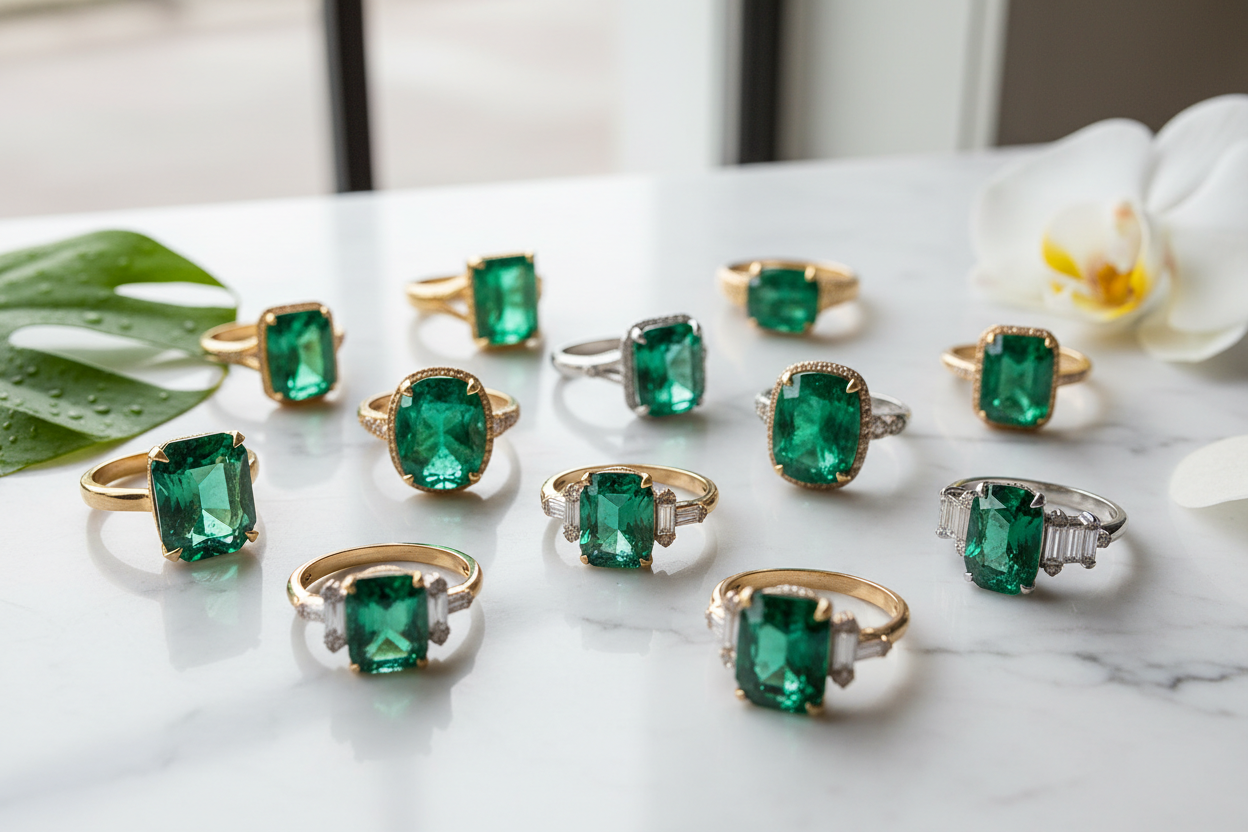 Emerald Rings