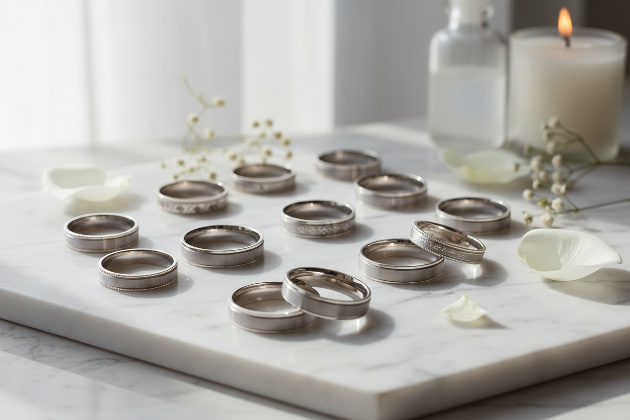 Sterling Silver Wedding Bands