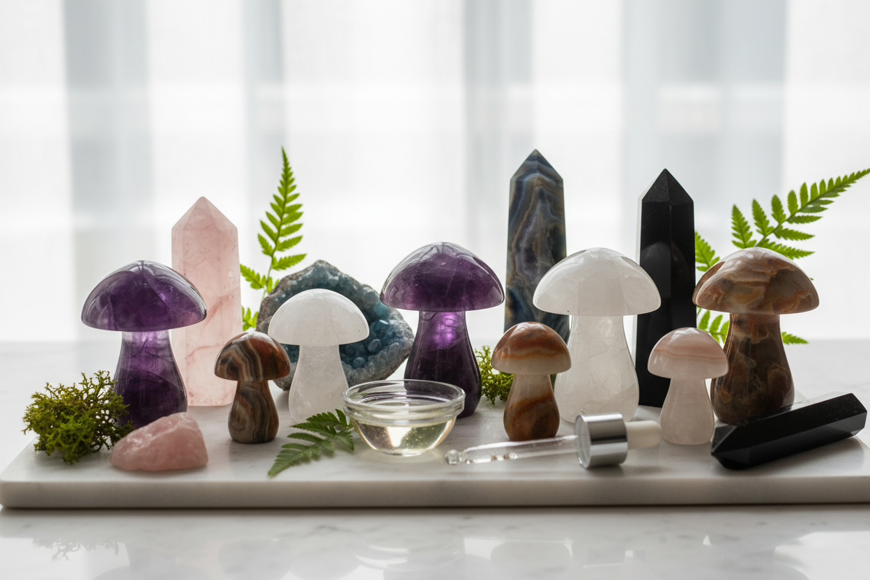 Mushroom Shaped Crystals