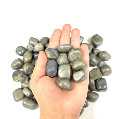 Pyrite Gemstone Tumbled Stones - Gem Avenue