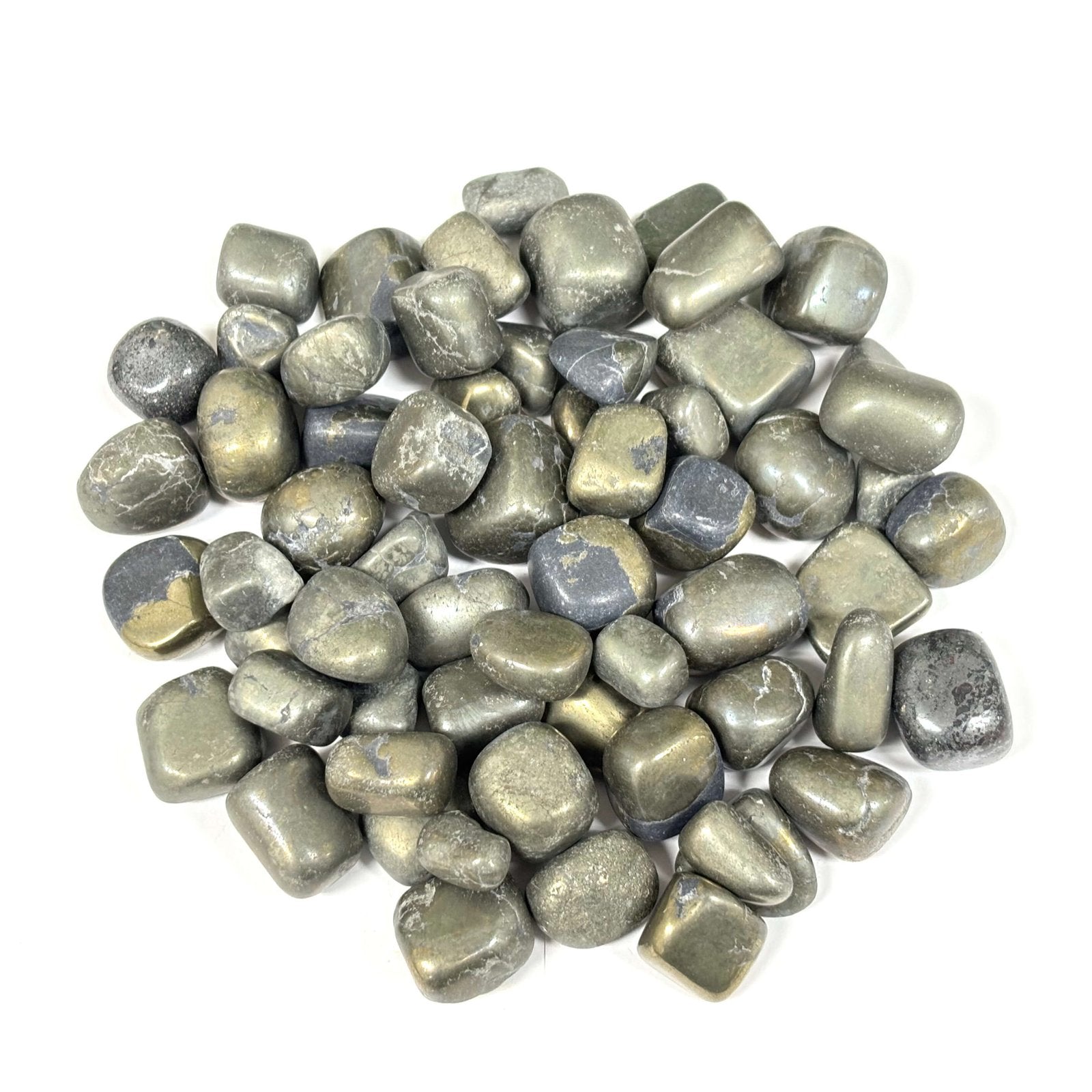 Pyrite Gemstone Tumbled Stones - Gem Avenue