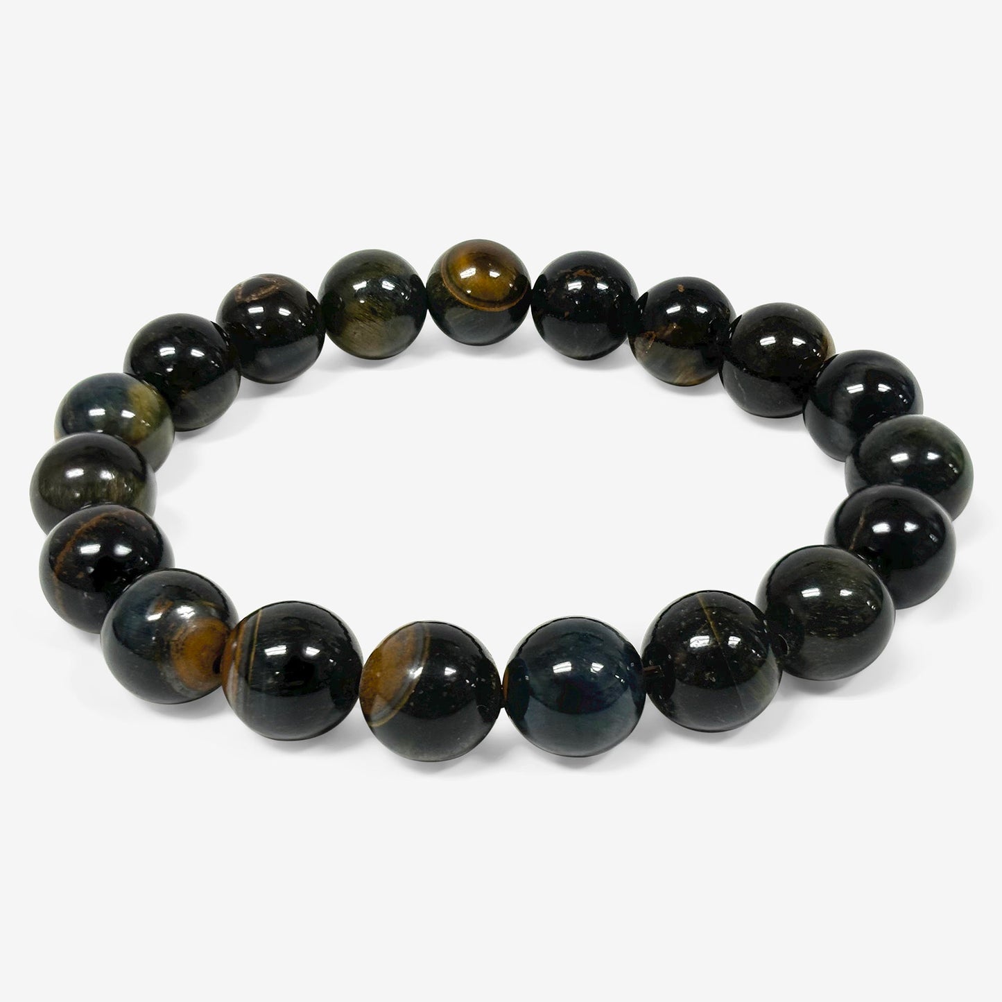 Blue Tiger Eye Unisex Bracelet - Gem Avenue