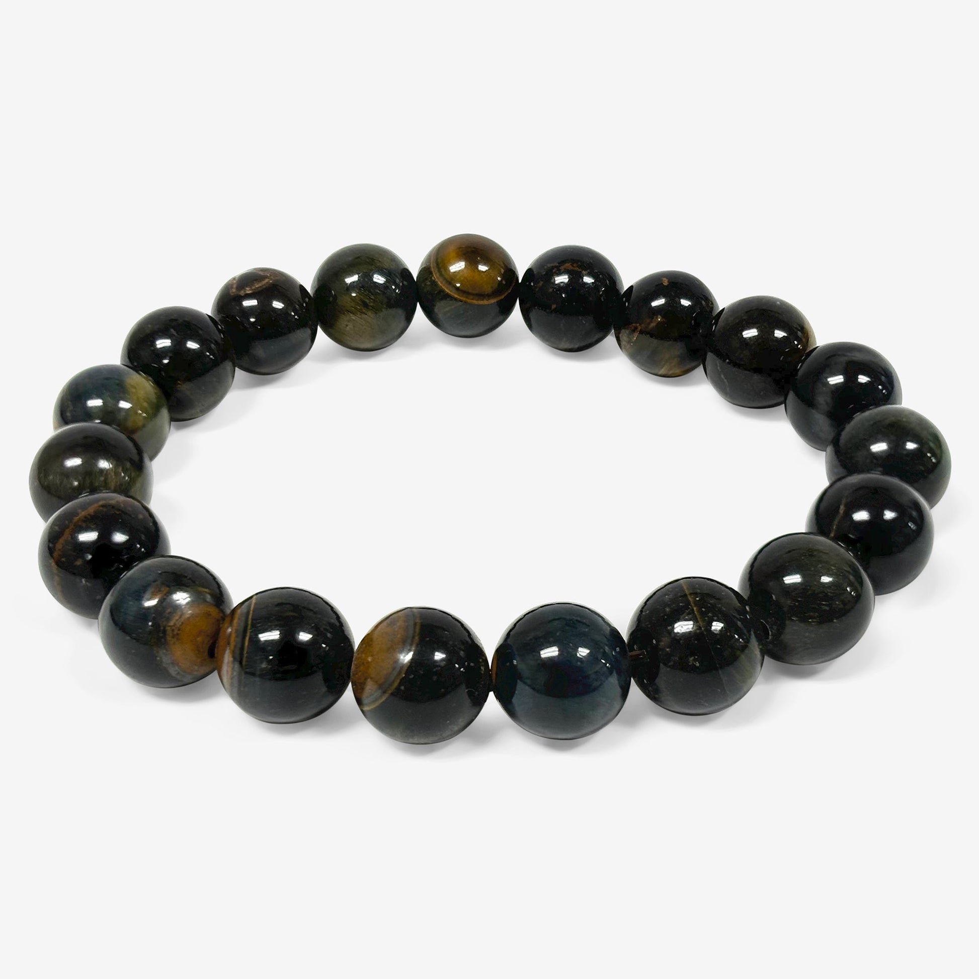 Blue Tiger Eye Unisex Bracelet - Gem Avenue