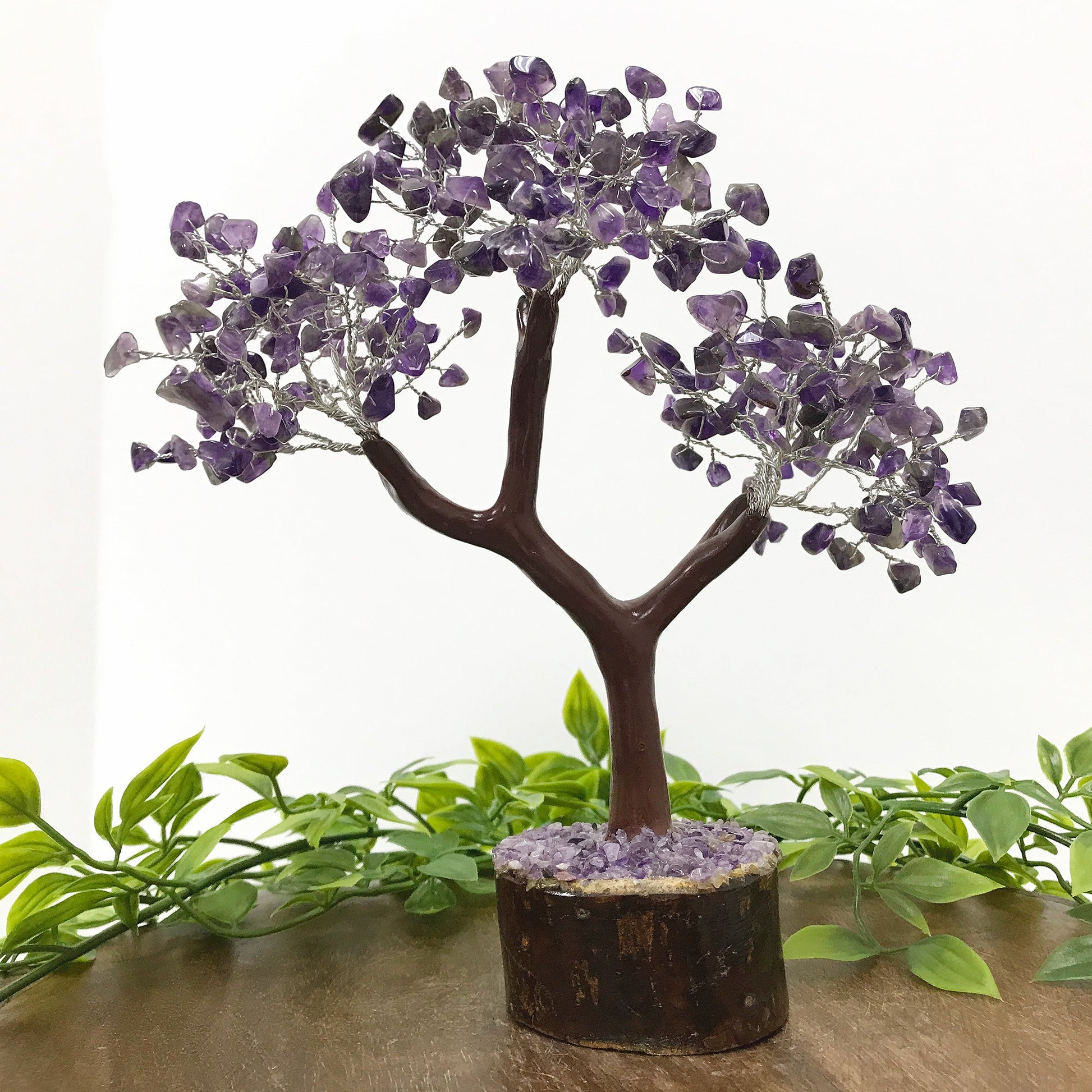 Natural Amethyst Crystal Gemstone Tree Home Decor - Gem Avenue