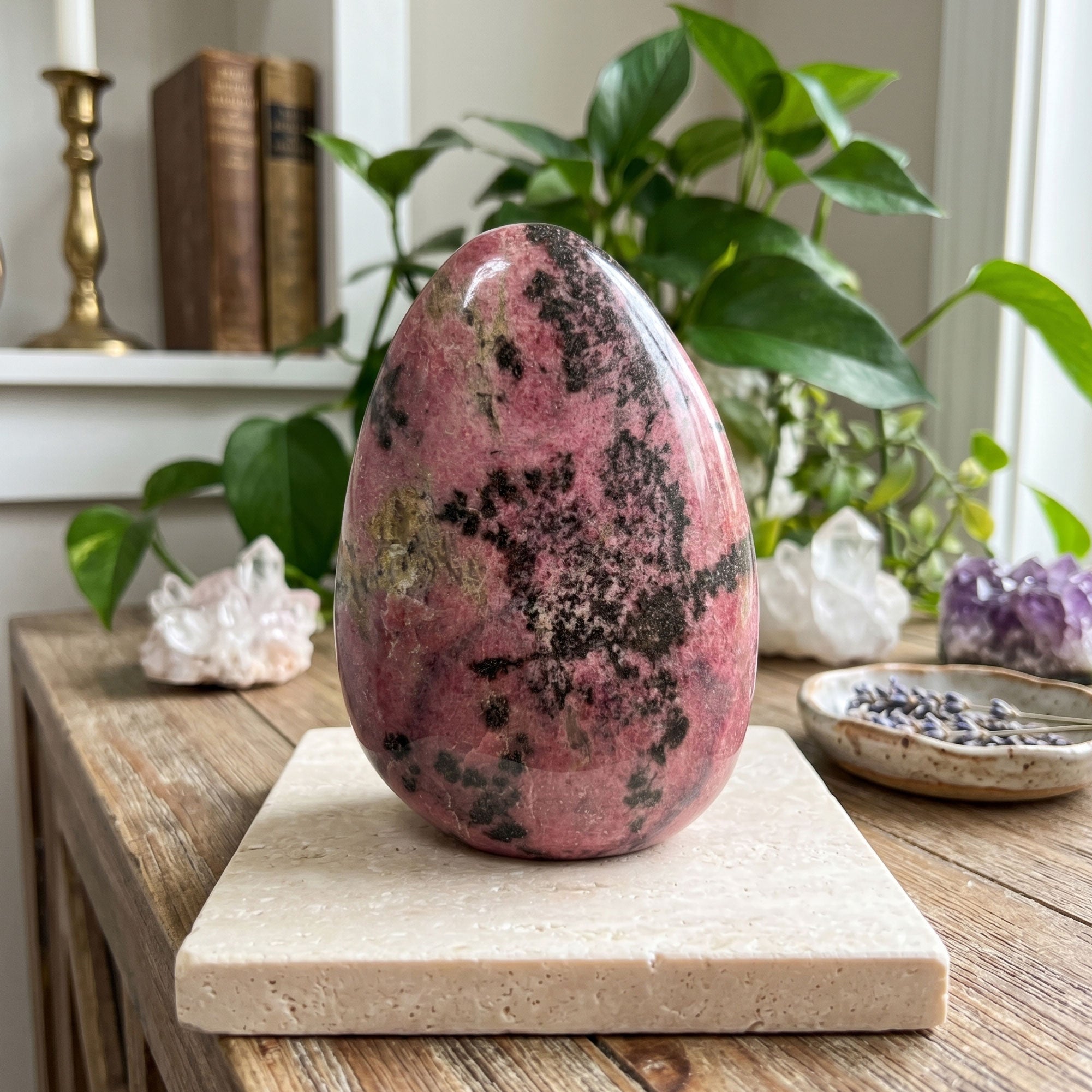 Best Freeform Rocks Natural Rhodonite Freeform Rock Healing Crystal 11-0121 – Gem Avenue