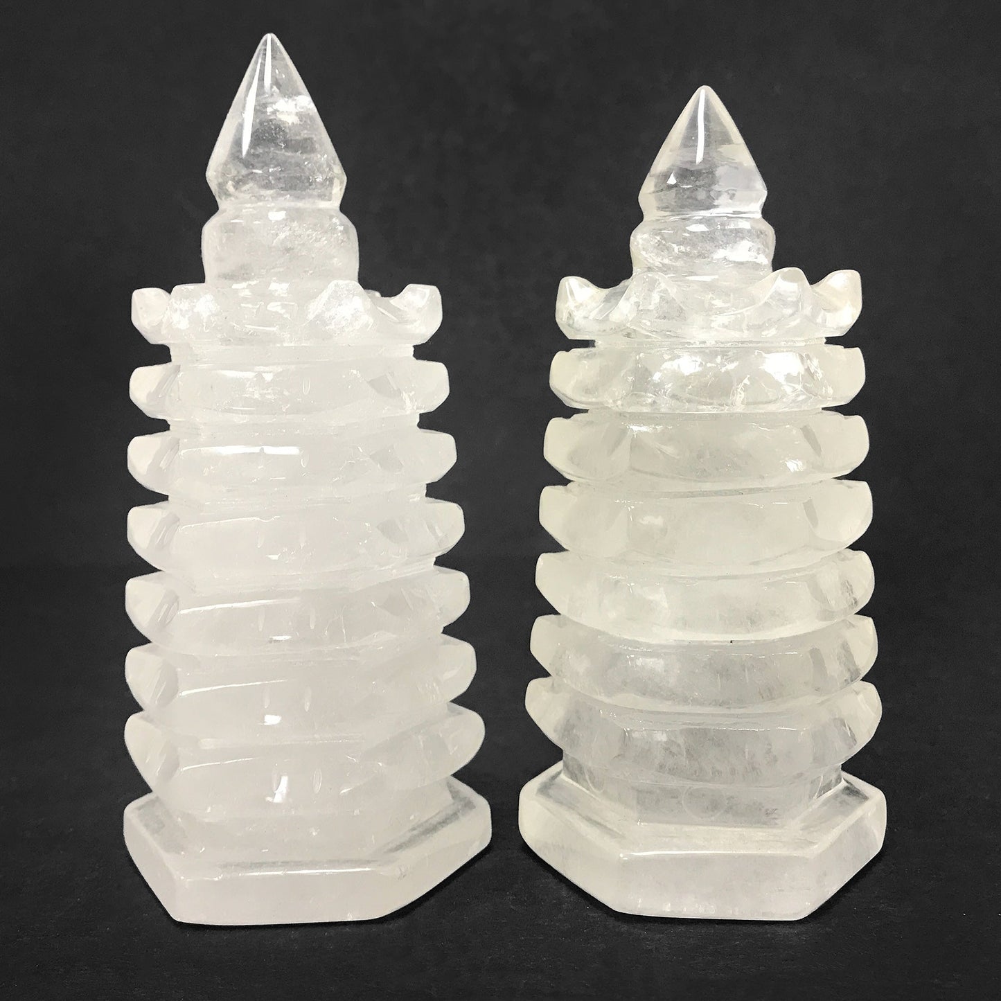 Clear Quartz Pagoda Towers Wholesale - Gem Avenue