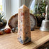 Sunstone Crystal Tower 5" to 5.5" Natural Obelisk Hand Carved Decorative Display Stone