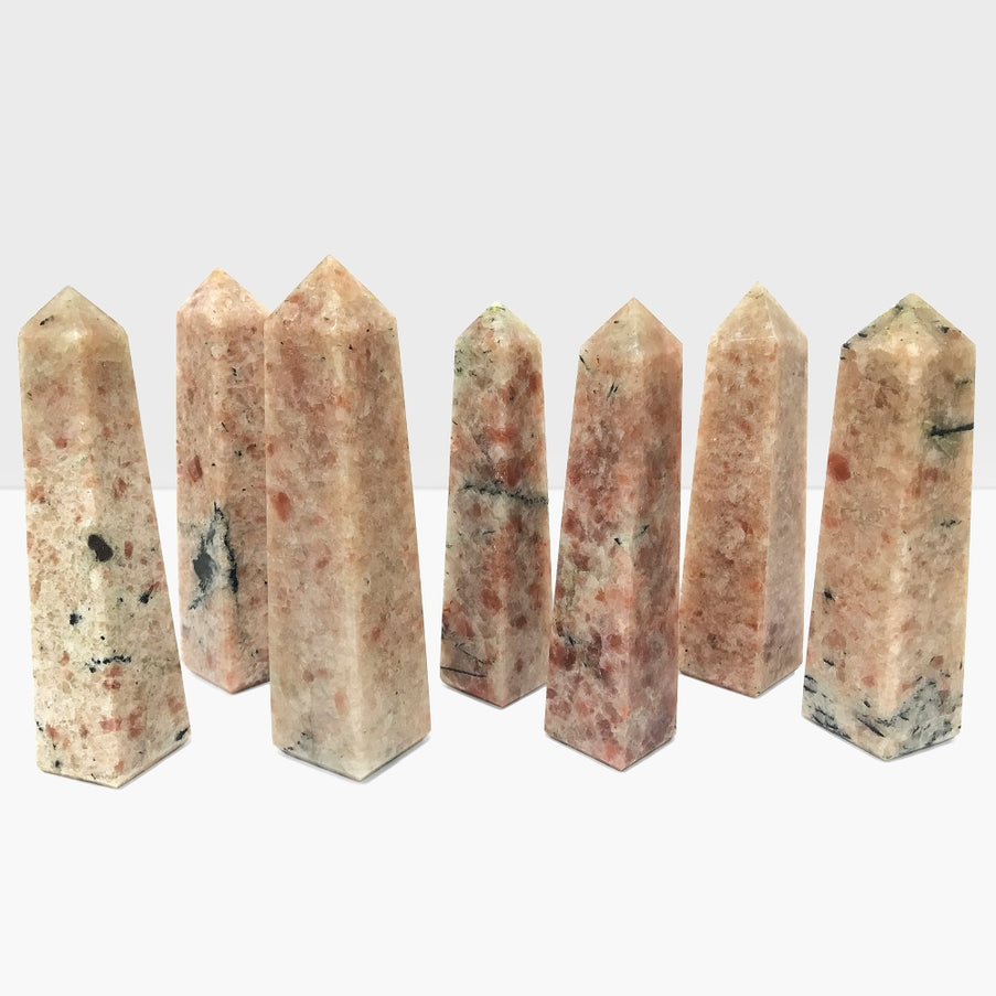 Sunstone Obelisk Tower Point Wholesale - Gem Avenue