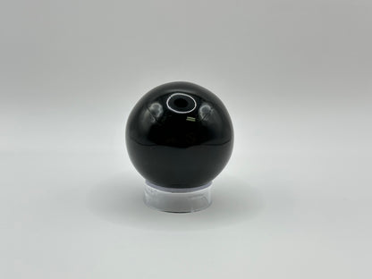 Polished 2” Black Obsidian Crystal Gemstone Sphere Decor Ball - RBL320