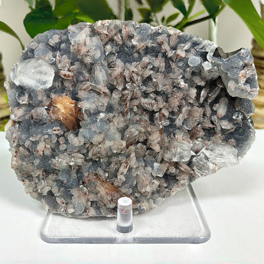 Natural Apophyllite Heulandite Stilbite Mineral Specimen, Raw Crystal Cluster for Healing, Meditation, Energy Work, Home Décor & Collectors