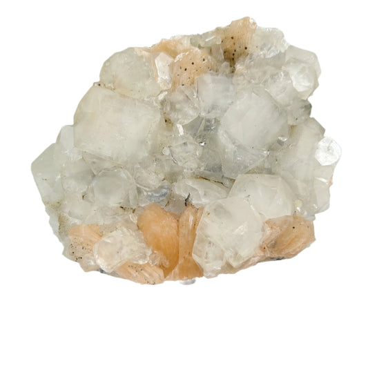 Rare and Stunning Natural Apophyllite Heulandite Mineral Specimen,  Perfect for Collectors, Crystal Enthusiasts, and Home Decor Enthusiasts Alike
