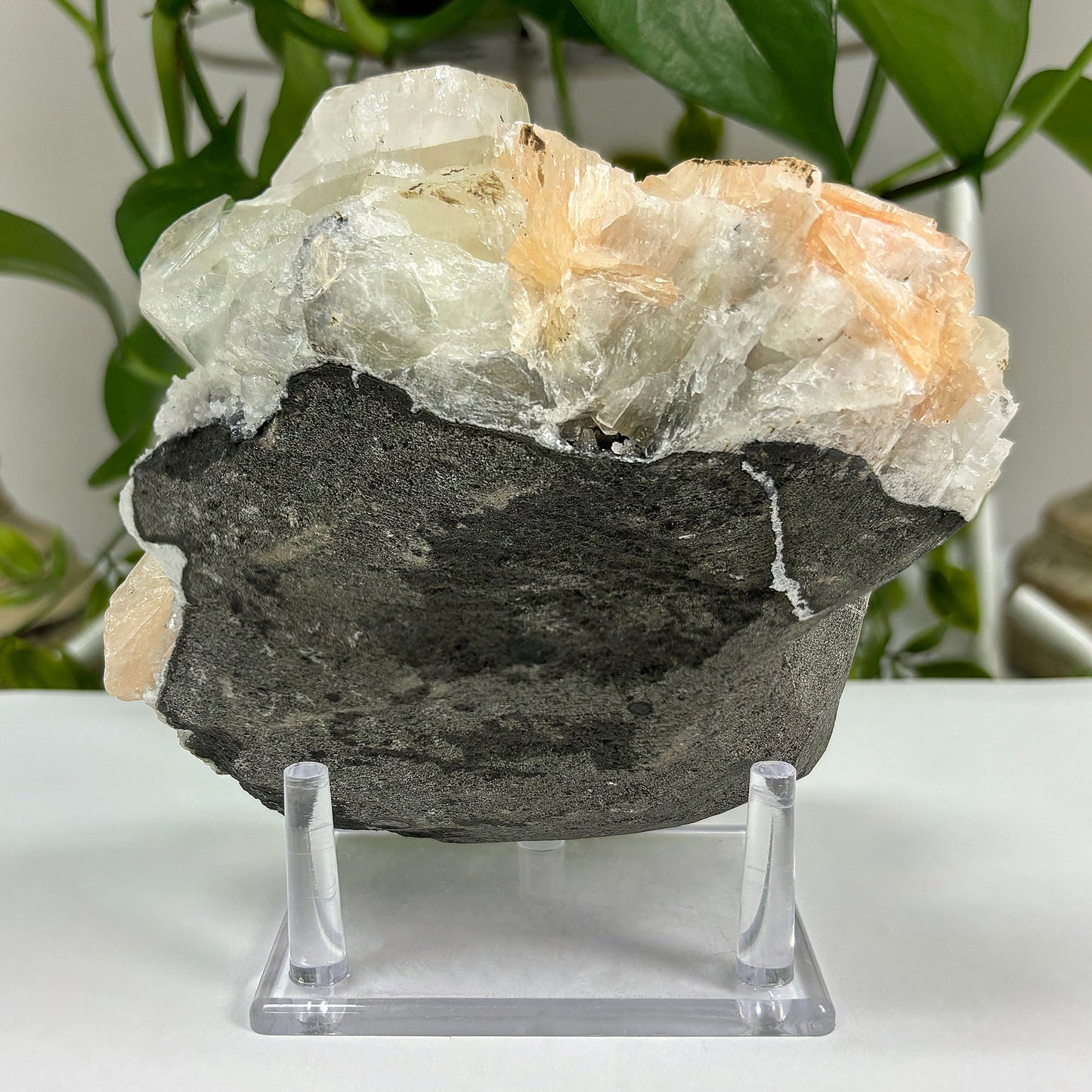 Stunning Natural Apophyllite Chalcedony Heulandite Mineral Specimen, Unique Crystal Cluster for Collectors or Decor