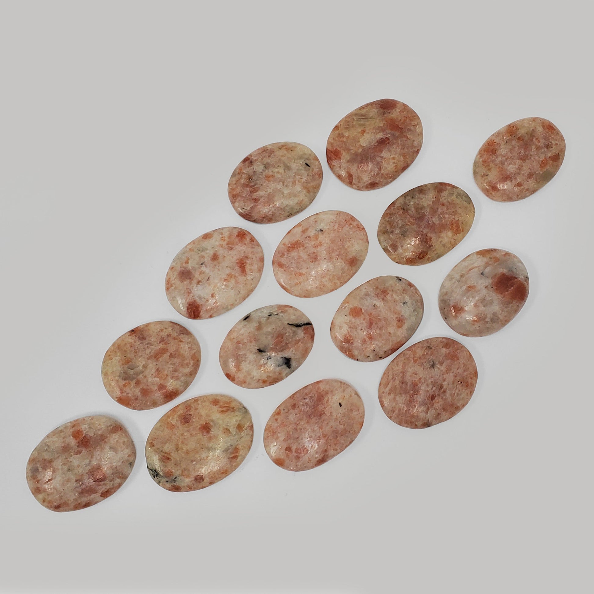 Sunstone Worry Stone with Thumb Indent Wholesale - Gem Avenue