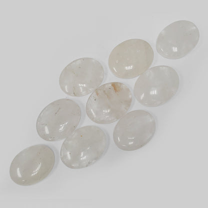 Clear Quartz Worry Stone with Thumb Indent Wholesale - Gem Avenue