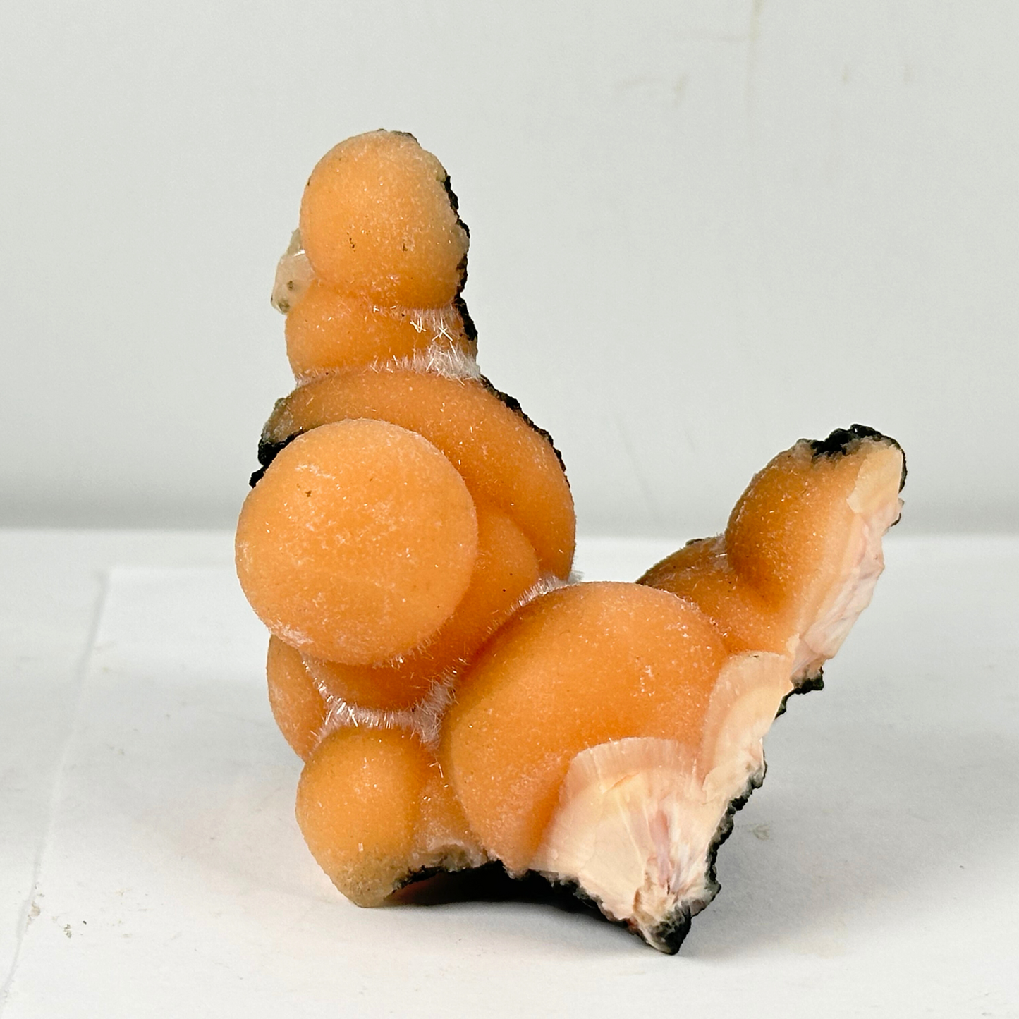 Thomsonite and Mesolite Mineral Specimen Natural Zeolite Crystal Formation From India - RMI752