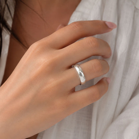 Stainless Steel Plain Comfort Fit 5mm Wedding Band Durable, Stylish, Unisex Ring Perfect for Everyday Wear, Engagements, Anniversaries & Special Occasions
