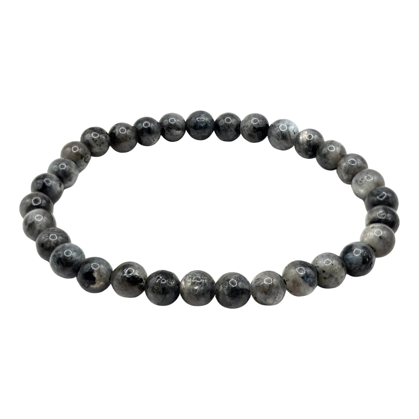 6mm Larvikite Gemstone Bracelet - Gem Avenue Retail