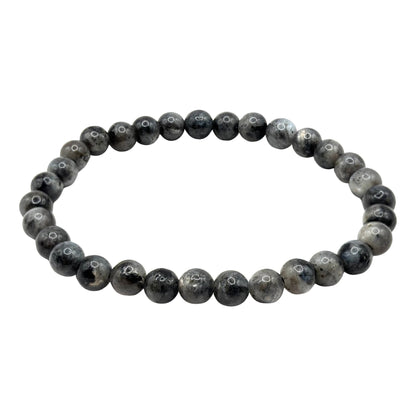6mm Larvikite Gemstone Bracelet - Gem Avenue Retail