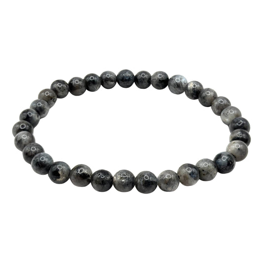 6mm Larvikite Gemstone Bracelet - Gem Avenue Retail