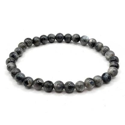 6mm Larvikite Gemstone Bracelet - Gem Avenue Retail