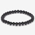 6mm Shungite Gemstone Round Bead Unisex Stretch Bracelet
