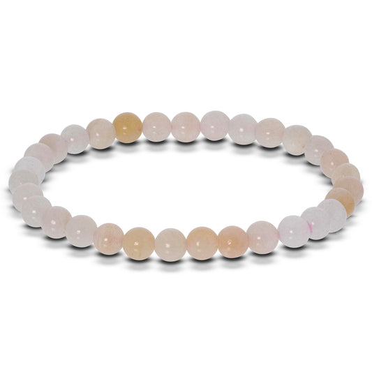 Pink Aventurine Gemstone Bead Unisex Stretch Bracelet - Gem Avenue