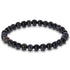 6mm Blue Tigers Eye Gemstone Bead Unisex Stretch Bracelet