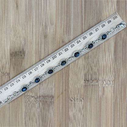Sterling Silver Labradorite Gemstone Bracelet - Gem Avenue Retail