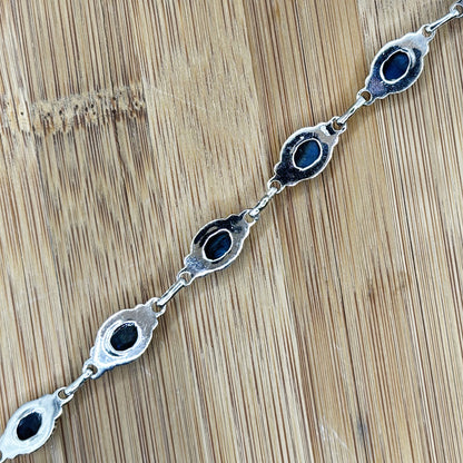 925 Sterling Silver Labradorite Gemstone Bracelet - Gem Avenue Retail