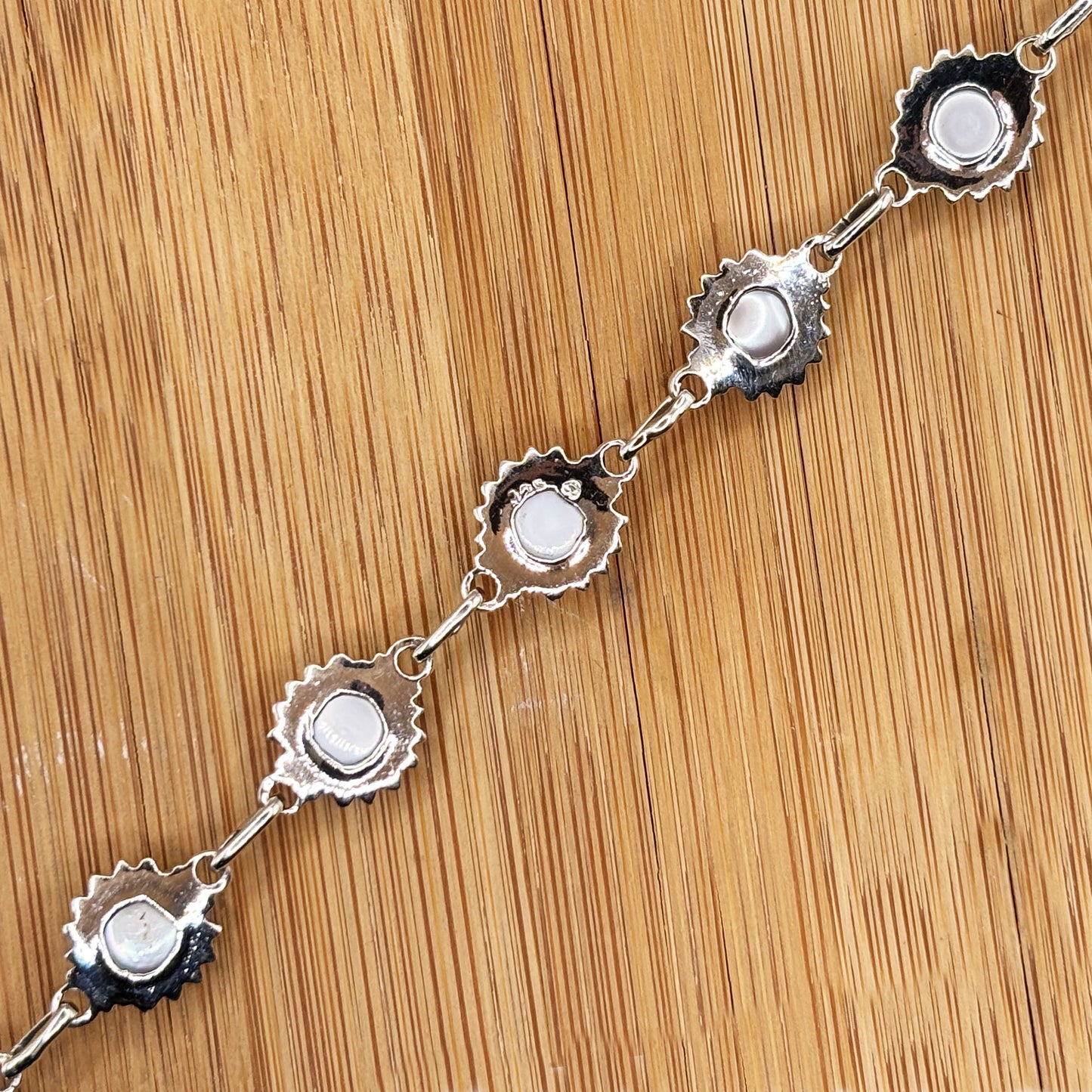 925 Sterling Silver Pearl Bracelet - Gem Avenue Retail 