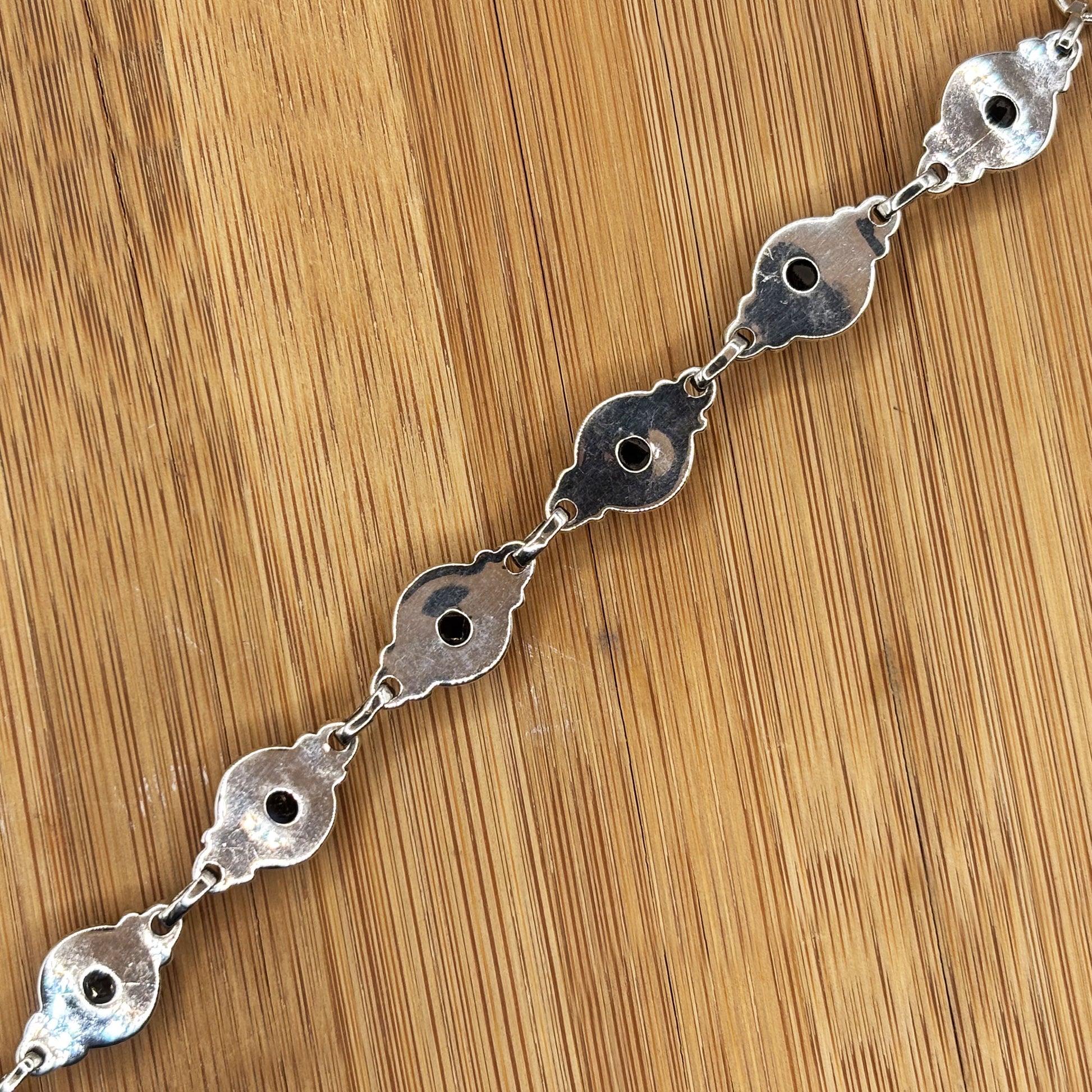Sterling Silver Smoky Quartz Gemstone Bracelet - Gem Avenue Retail