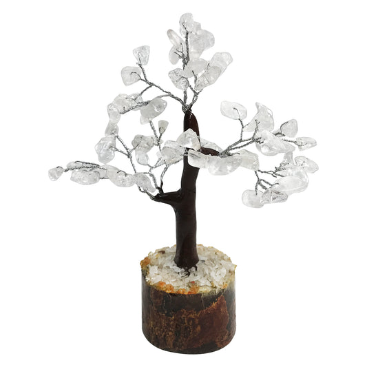 Natural Clear Quartz Crystal Gemstone Tree Home Decor - Gem Avenue