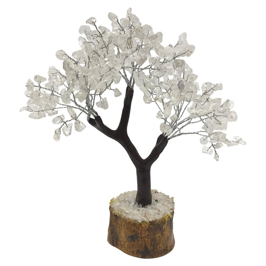 Natural Clear Quartz Crystal Gemstone Tree Home Decor - Gem Avenue