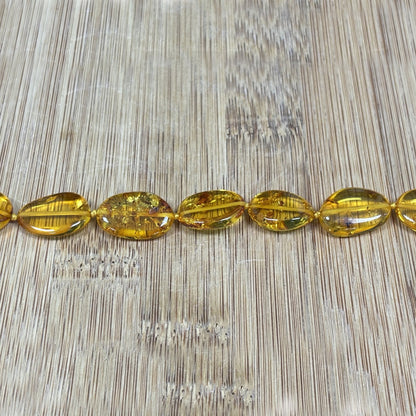Natural Amber Beads Necklace -  Gem Avenue