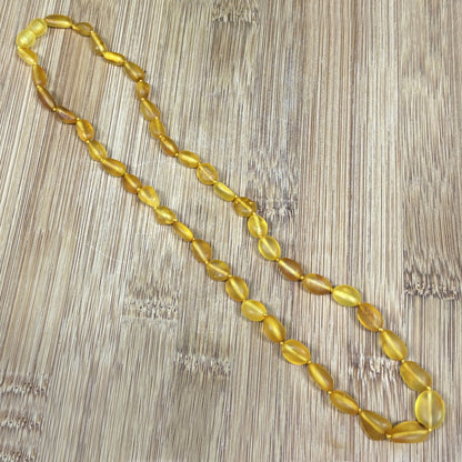 Natural Baltic Amber Beads Necklace -Gem Avenue